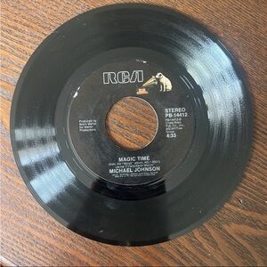 Michael Johnson Magic Time- RCA Vinyl Record